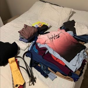 Over 60 items of clothes from various name brands
